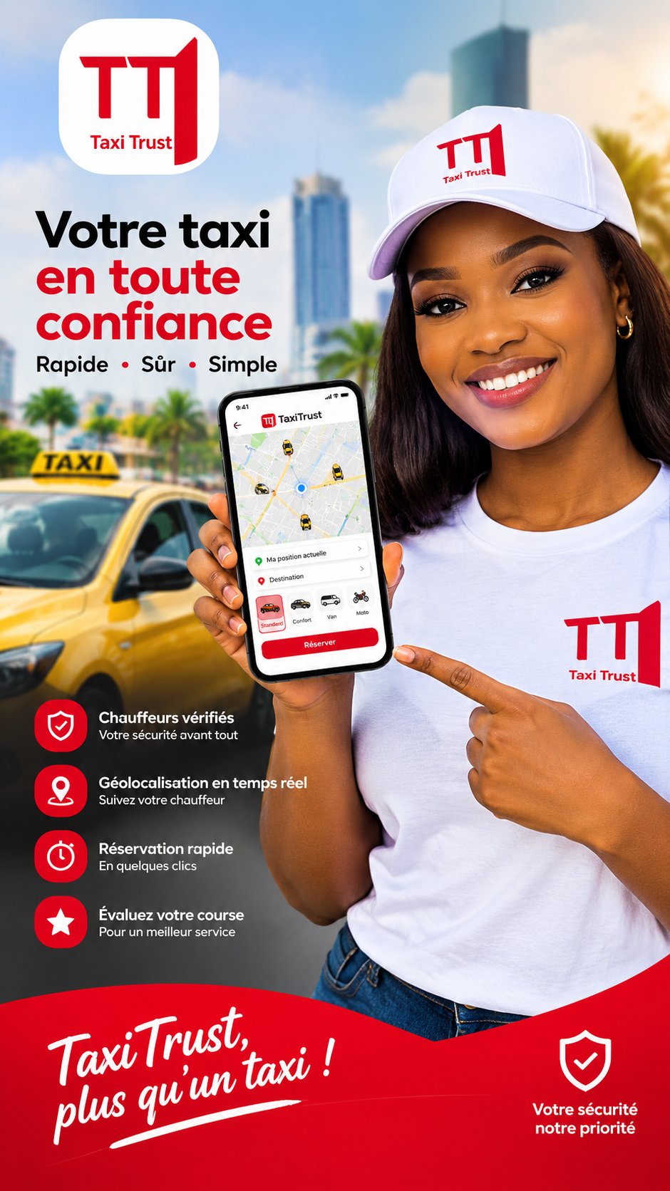 Votre taxi, en toute simplicité